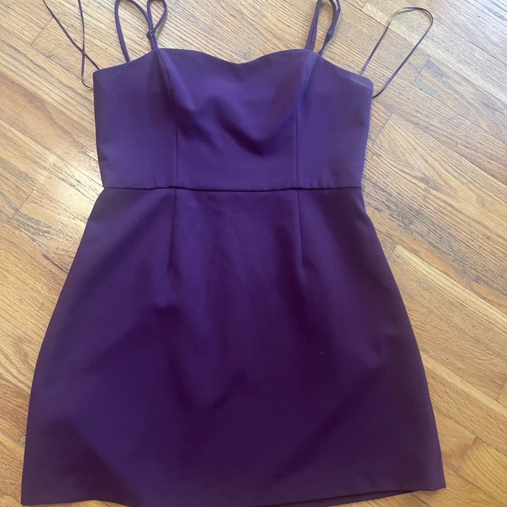 Purple French connection mini dress